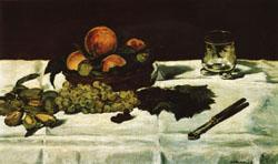 Edouard Manet Still Life Fruit on a Table France oil painting art